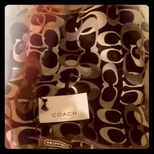 Coach silk scarf